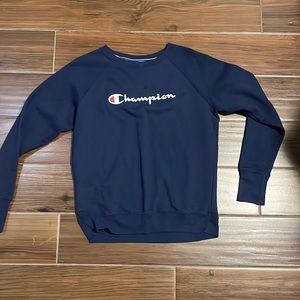 Champion navy blue crewneck